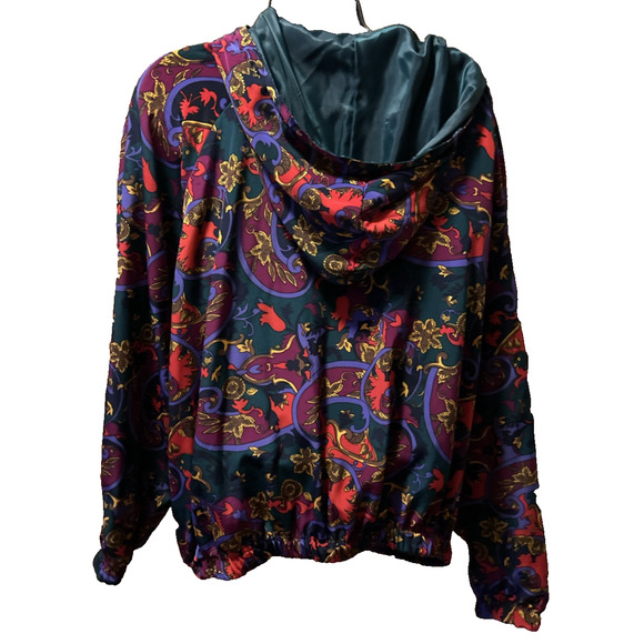 Vintage S.G. Sport Collection Women 1x Windbreaker Zip Jacket Fresh Prince 80’s - Picture 4 of 4